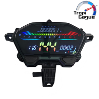 Untuk Honda Click 125 V2/v3 Click150 Versi LED Warna-warni Speedometer Digital Lengkap Tachometer Digital LED