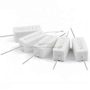 Résistance de puissance en ciment céramique d'origine SQP <span class=keywords><strong>5</strong></span> W 5w1rj 5w3r3j 5w10rj 5wr22j 5w47rj 5w220rj 5w330rj Ohm résistance au ciment de <span class=keywords><strong>5</strong></span> watts - Product Image 2
