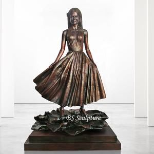 Escultura de Mujer Desnuda de Metal de Tamaño Real, Estatua Sexy de Dama de Bronce - Product Image 4