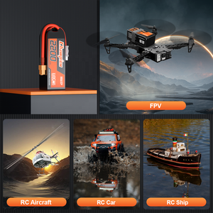 Batería EP para Drones, 14.8V 3.7v 6s 3s 4S Lipo 2200mAh 110C, Paquetes de Baterías de Litio con XT60/Deans para Modelos RC, Quadcopter, Dron FPV - Product Image 6