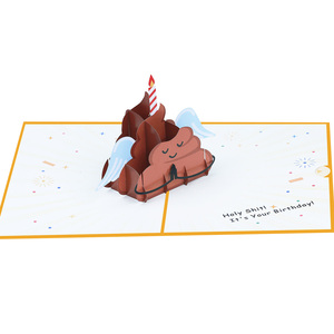Meilleures ventes, carte pop-up 3D, design personnalisé fait main, carte de vœux <span class=keywords><strong>joyeux</strong></span> <span class=keywords><strong>anniversaire</strong></span>, papier artistique découpé au laser - Product Image 4