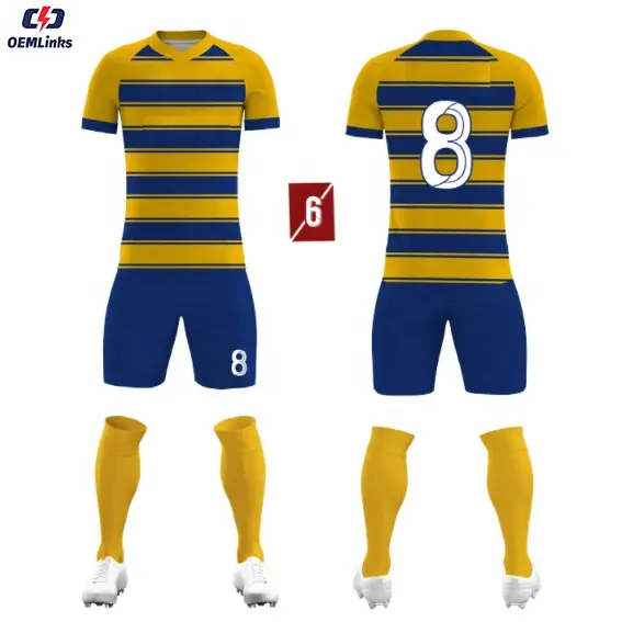 Supplier Direct Customized Discounted Soccer Sports Apparel Latest Design Soccer Player Suit Soccer