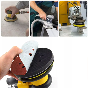 Local Stock in US 5 Inch <b>Foam</b> Cushion Interface Buffer <b>Pad</b> Orbal Sander Hook Loop Sanding Discs - Product Image 5