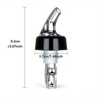 Vente en gros d'usine 10ml 20ml 30ml 45ml Verseur de bouteille automatique mesuré Verseurs mesurés avec couvercle