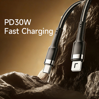 Chargeur USB C pour iPhone avec logo personnalisé, PD30W, charge rapide, cordon tressé en nylon de type C vers port L pour iPhone 14 13 12 11 Pro Max iPad