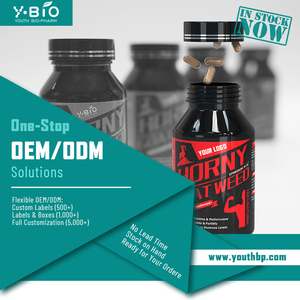 Kapsul Max Strength Horny Goat Weed Meningkatkan Stamina dan Daya Tahan, Tersedia Label Pribadi, Pengiriman Cepat, Dewasa 60 Kapsul/Botol - Product Image 4