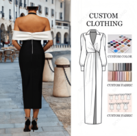 Robe longue à licou pour femmes sur mesure avec fente pour détails sur bouton idéal pour les galas du soir