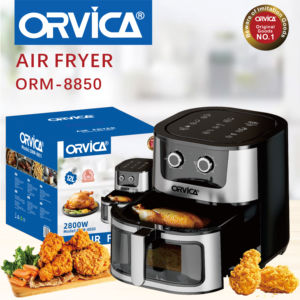 Orvica thiết bị nhà bếp nhỏ thiết bị Nồi chiên không khí thép không gỉ thông minh tự động điện Nồi chiên không khí ORM-8850 - Product Image 4