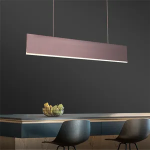 COMELY Ultra Thin Chandelier Simple Modern Polished Finishing Aluminum Linear LED Pendant Light