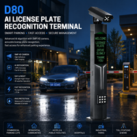 Terminal de Visualización de Carriles ANPR Zento D80 5MP, Pantalla LED Bicolor para Peaje con Pago por Código QR, Sistema de Gestión de Estacionamientos IP65