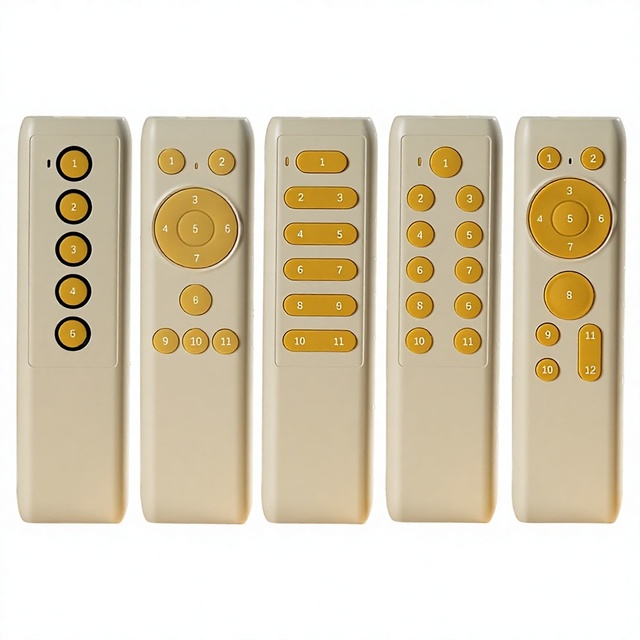 Custom Chrome Alloy Wireless Remote Control Housing for Air Conditioner 433 MHz Bluetooth Infrared 2.4 GHz; Mold Opening