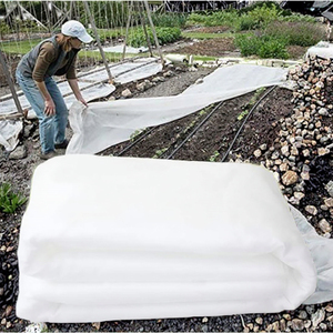 Hot bán Trọng lượng nhẹ không dệt vải cho nông nghiệp thực vật & hoa Bìa tính năng thoáng khí phong cách khác nhau-Đồng bằng Dot chéo - Product Image 2