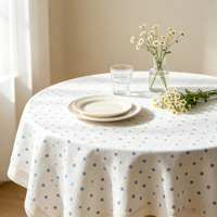 Nappe en polyester réutilisable personnalisée, résistante aux plis, lavable, pour mariage, banquet, hôtel, fête à domicile, décoration