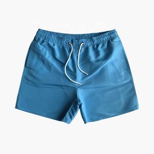 Pantaloncini da spiaggia in tinta unita da uomo di qualità all'ingrosso pantaloncini da bagno impermeabili ad asciugatura rapida pantaloncini da nuoto sport da surf sopra il ginocchio - Product Image 6