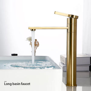 Robinet de salle de bain en céramique de qualité supérieure, en cuivre massif, certifié CE, pour lavabo long, modèle 102 11040TT6, ouverture et fermeture fluides et sans effort - Product Image 1