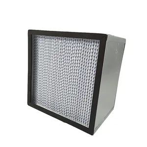customized Glassfiber Box Type Separator Hepa Air Filter deep pleat Hepa Filters for Laboratory