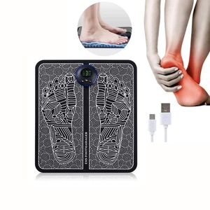 Masajeador Eléctrico de Pies EMS Recargable para Uso Doméstico, Almohadilla de Masaje con Vibración para Pies - Product Image 1