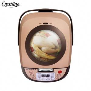 Cuociriso Elettrico Multifunzione di Lusso Portatile con Alloggiamento Dorato e Funzione Slow Cooker - Product Image 4