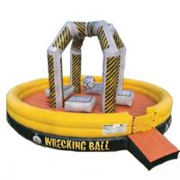 Jeu de boule de démolition gonflable DST en PVC, écologique, diamètre 7m, qualité commerciale, couleurs et logo personnalisés, capacité >500kg