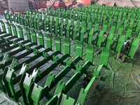 Support de Rouleau de Convoyeur JUXIN Personnalisé à Prix d'Usine, Garantie 1,5 An, Haute Qualité, pour Système de Transport de Matériaux Miniers (Charbon)