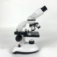 Utilisation de laboratoire scolaire personnalisé optique 40x-400x 100x-1000x Microscope d'étudiant biologique à tête binoculaire portable avec batterie