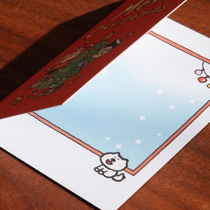 Permet la personnalisation, pages intérieures colorées pour cartes de Noël, idéal pour les occasions de Noël et d'<span class=keywords><strong>anniversaire</strong></span> - Product Image 4