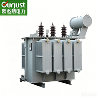 Transformator Daya Celup Minyak S11-400KVA 10KV Low Loss, Transformator Distribusi Step Down untuk Transformator Gardu Induk