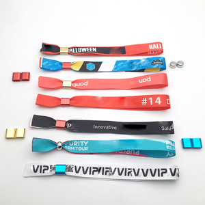 Reciclado de música de tela de moda fiesta evento <span class=keywords><strong>Festival</strong></span> pulseras - Product Image 1