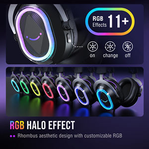 หูฟังเกมมิ่งแบบมีสาย <span class=keywords><strong>FIFINE</strong></span> H13 ไดนามิกไดรเวอร์ พร้อมไฟ RGB สีสันสดใส แผ่นรองหูหนังตามหลักสรีรศาสตร์ กล่องควบคุม สำหรับไลฟ์สตรีมมิ่ง ใช้กับคอมพิวเตอร์ผ่านพอร์ต USB - Product Image 3