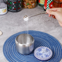 Pot d'assaisonnement pot à épices créatif avec cuillère boîte Masala accessoires de cuisine