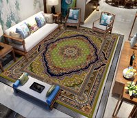 Tapis floral bohème moderne pour salon, fabriqué à la machine, respectueux de l'environnement, adapté aux animaux domestiques, sur mesure, épaisseur 6 mm