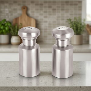 Sal y pimienta de seta de acero inoxidable - Product Image 1