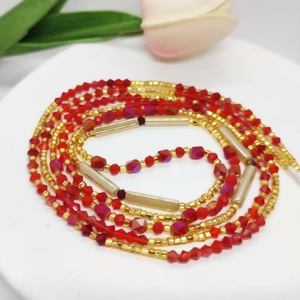 Cinto de Cintura Sexy de Algodão com Contas Retangulares de Cristal <span class=keywords><strong>2026</strong></span>, 50 polegadas, Atacado, Venda Direta do Fabricante - Product Image 3