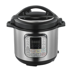 Cuisinière à pression électrique standard américaine 110V, <span class=keywords><strong>6</strong></span> <span class=keywords><strong>litres</strong></span>, en alliage d'aluminium, 900W, contrôle par micro-ordinateur, économe en énergie, multifonction - Product Image 1