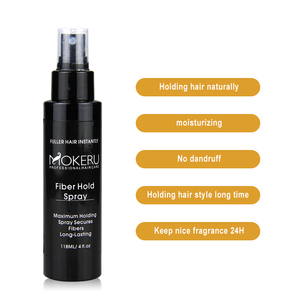 Mokeru <span class=keywords><strong>Spray</strong></span> Coiffant Professionnel <span class=keywords><strong>Bio</strong></span> Séchage Rapide Fixation Forte Anti-Frisottis & Formule Nourrissante - 118ml Sans Pellicules - Product Image 2