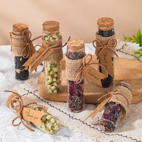 15ml DIY Craft Tubes en verre bouché Faveur de mariage Flacons décoratifs avec bouchons