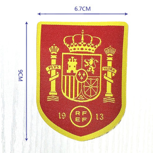 Etiquetas con Logotipos de Equipos de Fútbol Europeos, Accesorios para Ropa con Cinta Adhesiva, Parches de Fútbol de Poliéster Termoadhesivos - Product Image 3