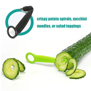 Cuchillo para Frutas y Verduras con Patrón Dentado en Forma de V, Multifuncional para Cocina, Cortador de Sandía Fácil de Limpiar con Bandeja - Product Image 4