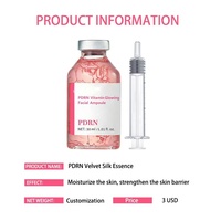 Sérum Ampoule Visage OEM Marque Privée PDRN Acide Hyaluronique Vitamines Réparation Barrière Cutanée Éclaircissant Blanchissant Usage Domestique