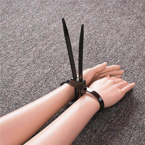 กุญแจมือพลาสติกไนลอนแบบใช้แล้วทิ้งขนาด 12x700 มม. แบบยืดหยุ่น ทนทาน ใช้รัดสายเคเบิลได้ - Product Image 5