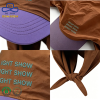 Casquettes de baseball en tissu de coton avec logo brodé de style designer, colorées et de qualité supérieure, pour les marques OEM ODM, en petites séries