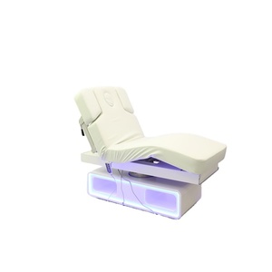 Kisen Electric Beauty <b>Bed</b> 3 Motors Led Light Luxury <b>Lash</b> Chair Adjustable Tattoo <b>Table</b> Customized Leather on Sale - Product Image 1