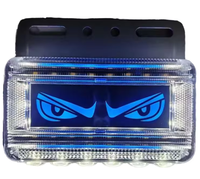 24V Étanche LED Super Lumineux Lumière Latérale pour Camion New Angel Devil Eye Illuminate Strip Car Light Accessoires pour Éclairage
