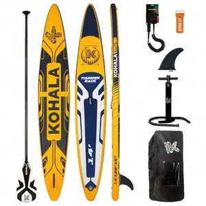 Paddle Boards Inflatable Stand Up Pump Dog Pad Protection Tropical Cork 17' Race Mirage Equipment With Handlebar