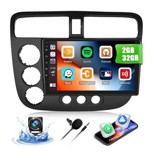 Xe Stereo đài phát thanh cho Honda Civic 2001 2005 với không dây Carplay Android <span class=keywords><strong>Auto</strong></span> mirrorlink 9 inch HD IPS QLED - Product Image 5