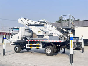 Nuevo Camión con Plataforma Elevadora Telescópica ISUZU NPR 4X2 4X4, Diésel, Volante a la Izquierda/Derecha, 30m, para Trabajos Aéreos, en Venta - Product Image 4