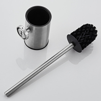 Ensemble brosse et support pour toilettes, pour le nettoyage de la cuvette des toilettes, haute qualité, vente flash, brosse à toilettes ronde en métal