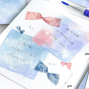 100 Blocs de Notas de Acuarela con Degradado de Colores, de Alta Calidad, No Adhesivos, para Libretas de Notas, Material de Papelería - Product Image 3