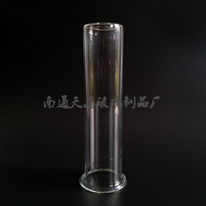Tubo de ensayo de vidrio Tianjing 37 50 x 1.6 x 150 mm con borde abocardado y base plana para arreglos florales hidropónicos - Product Image 3