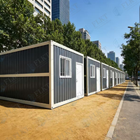 Maison préfabriquée isolée en laine de roche ignifuge et résistante aux intempéries FLKT, maison modulaire pliable, conteneur d'expédition pliable